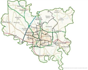 Darlington Draft Recommendations Map - No Labels